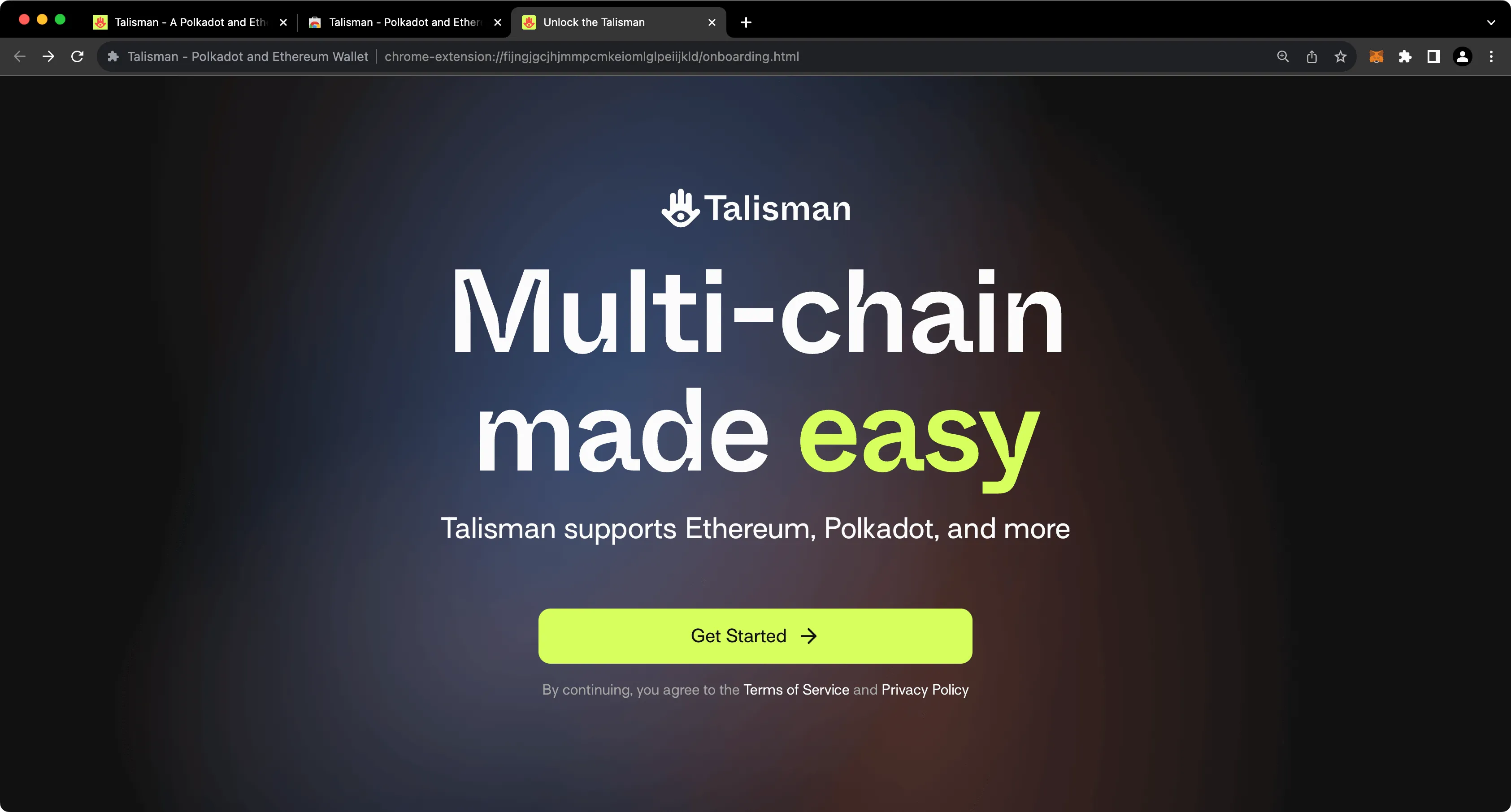 Get started with Talisman